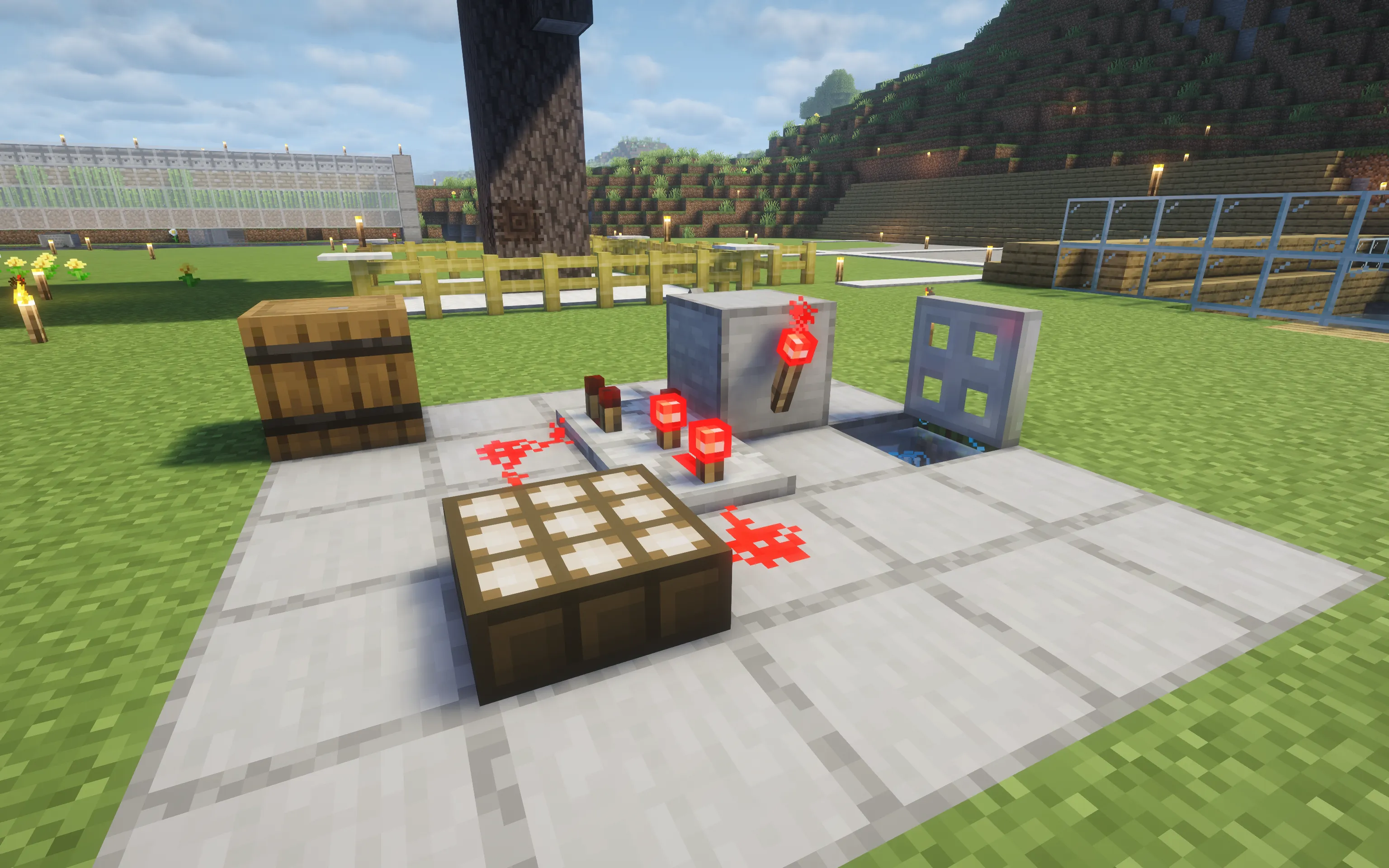 Transporting Redstone circuit