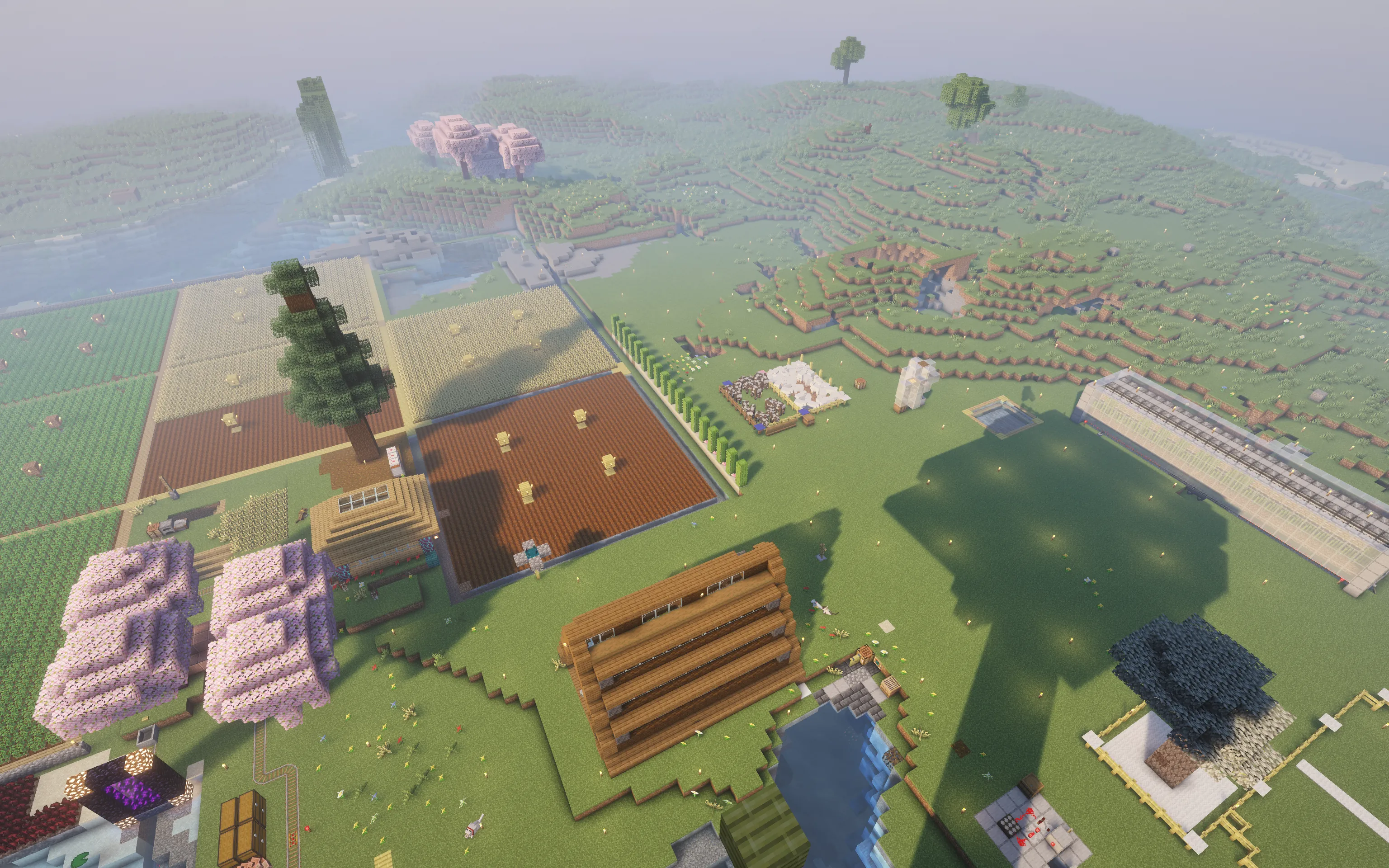 Minecraft world scenery - view 1