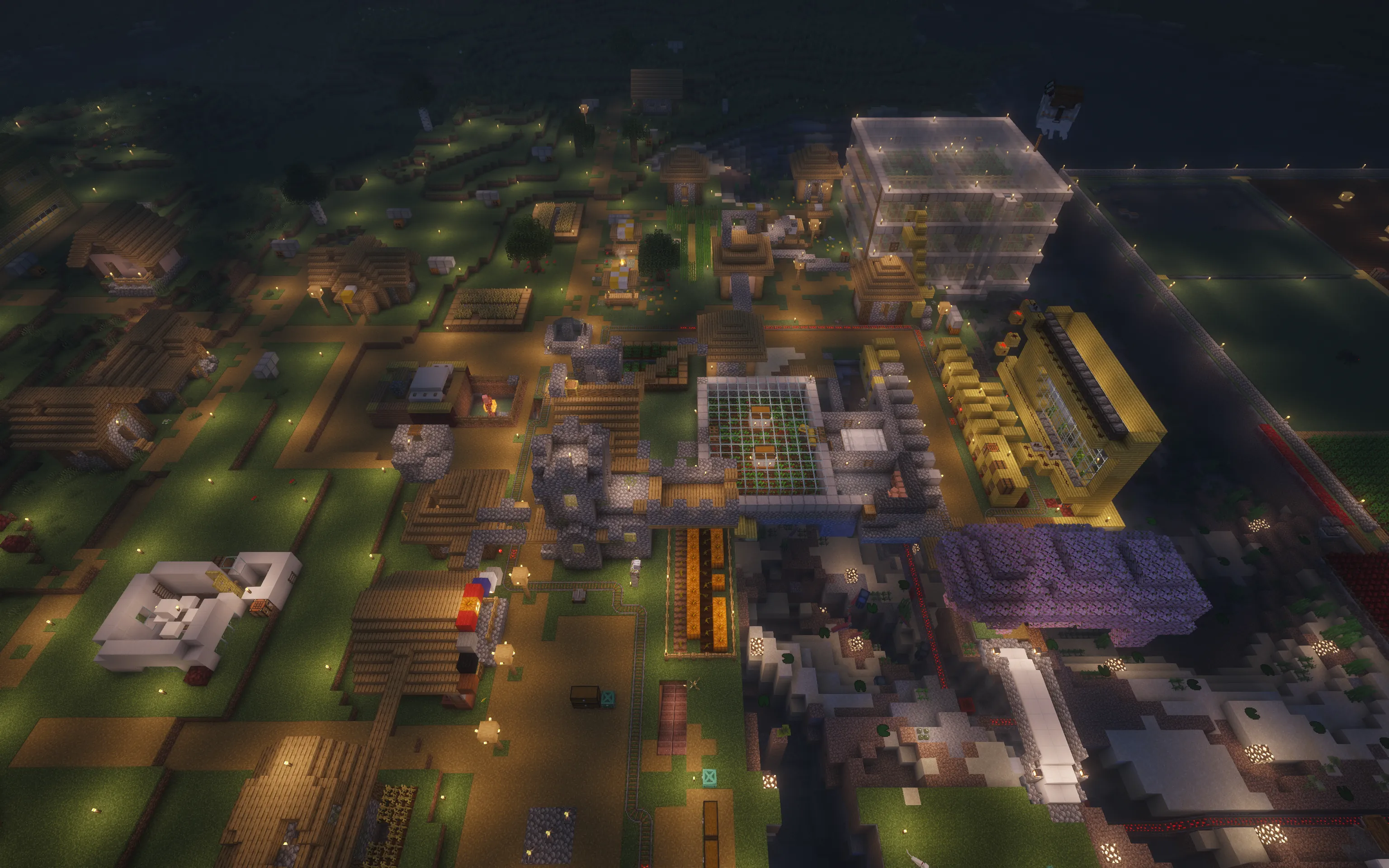 Minecraft world scenery - view 11