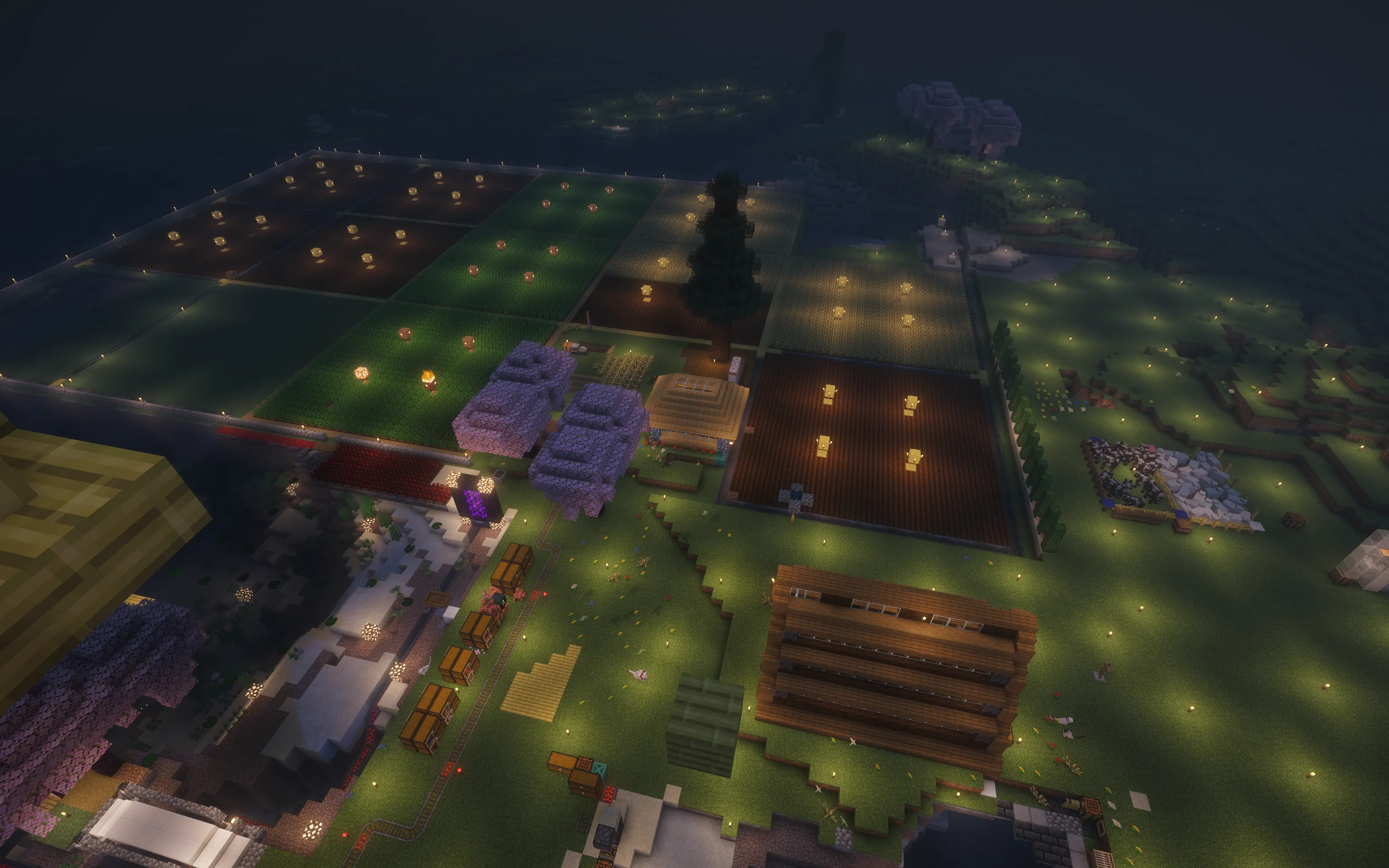 Minecraft world scenery - view 12