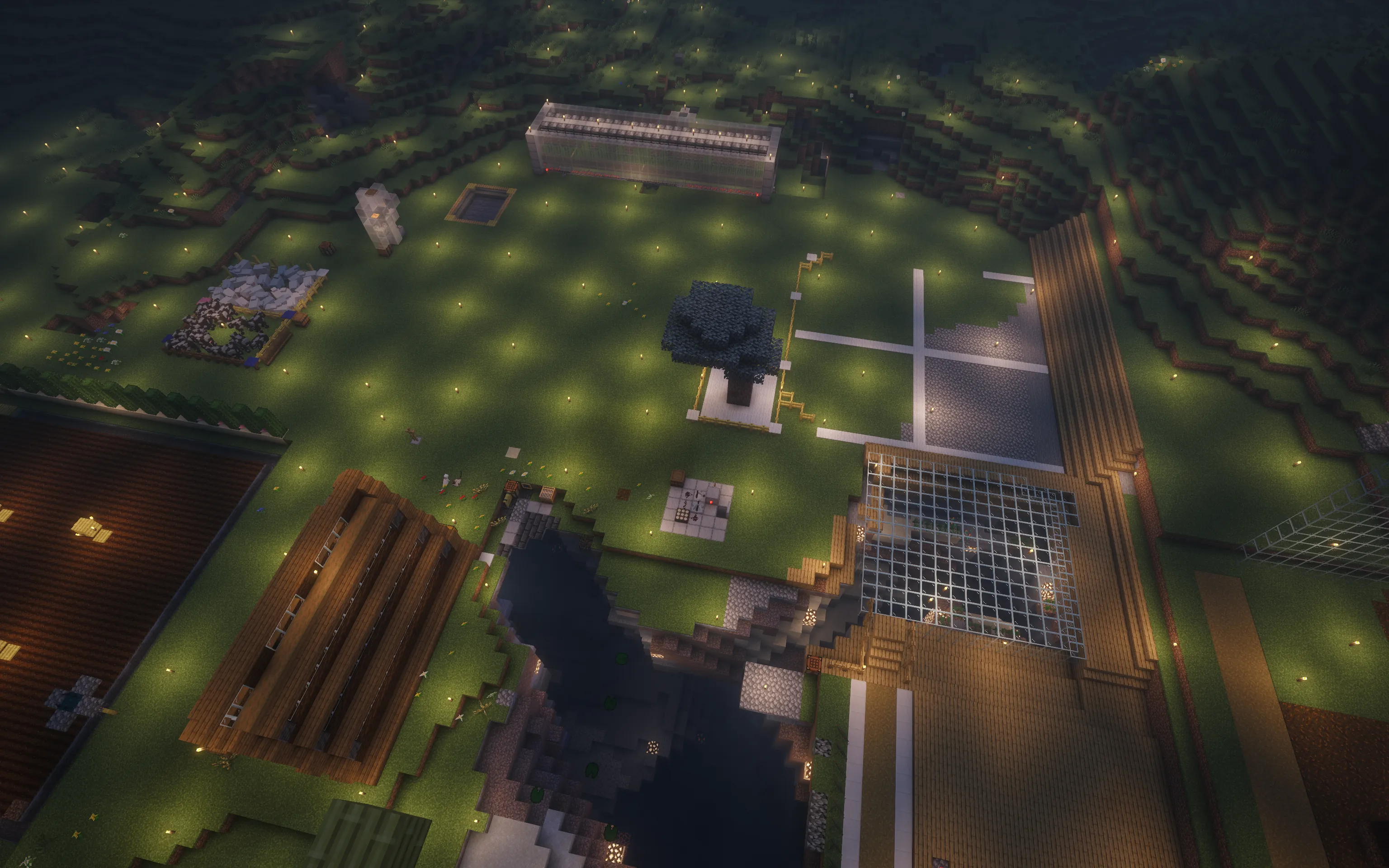 Minecraft world scenery - view 13