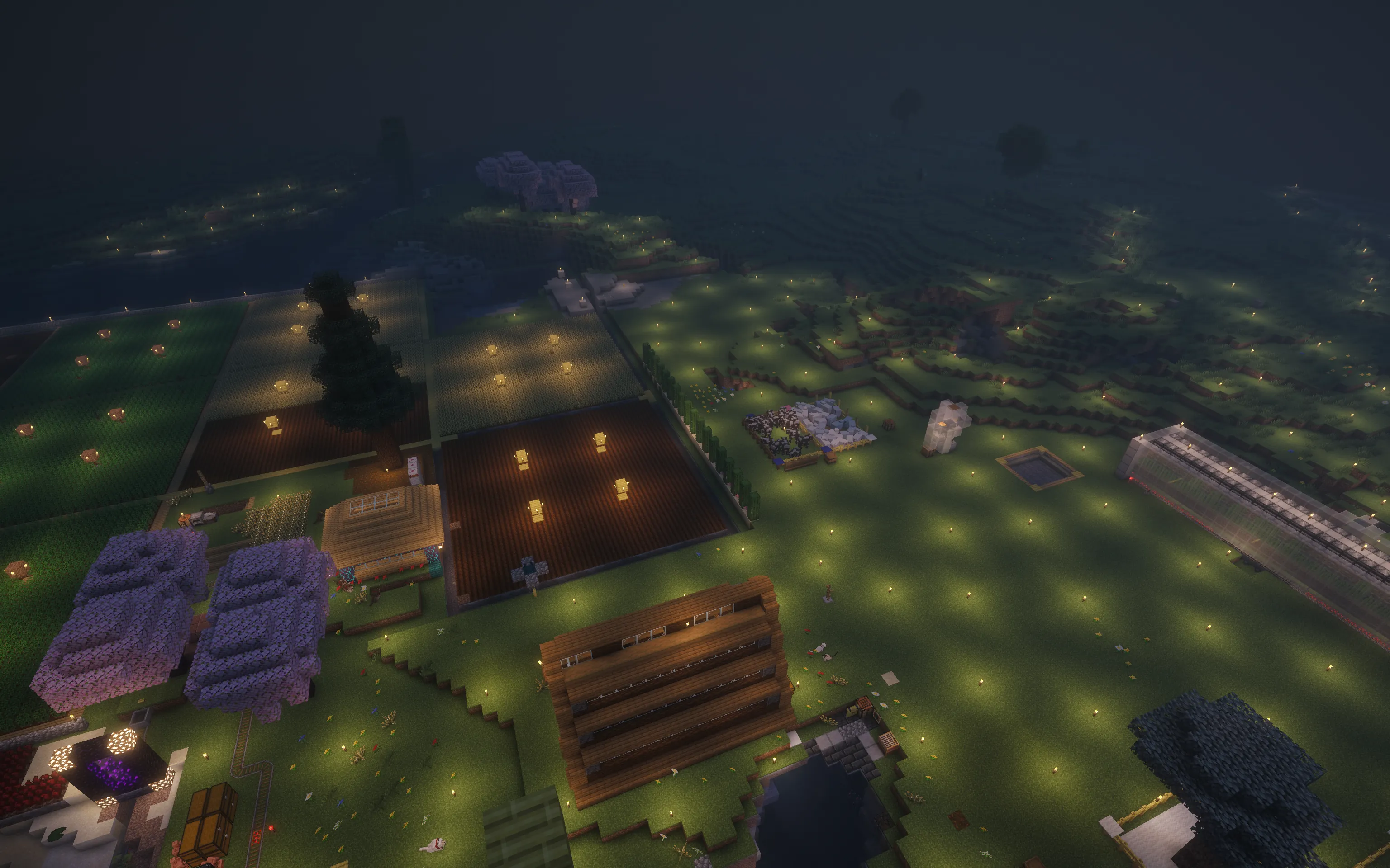 Minecraft world scenery - view 14