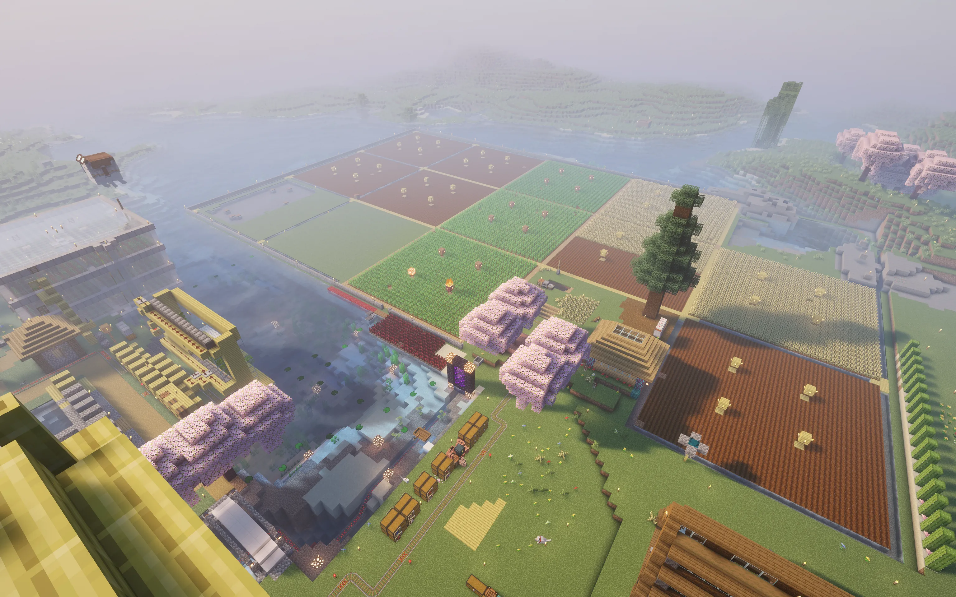 Minecraft world scenery - view 3