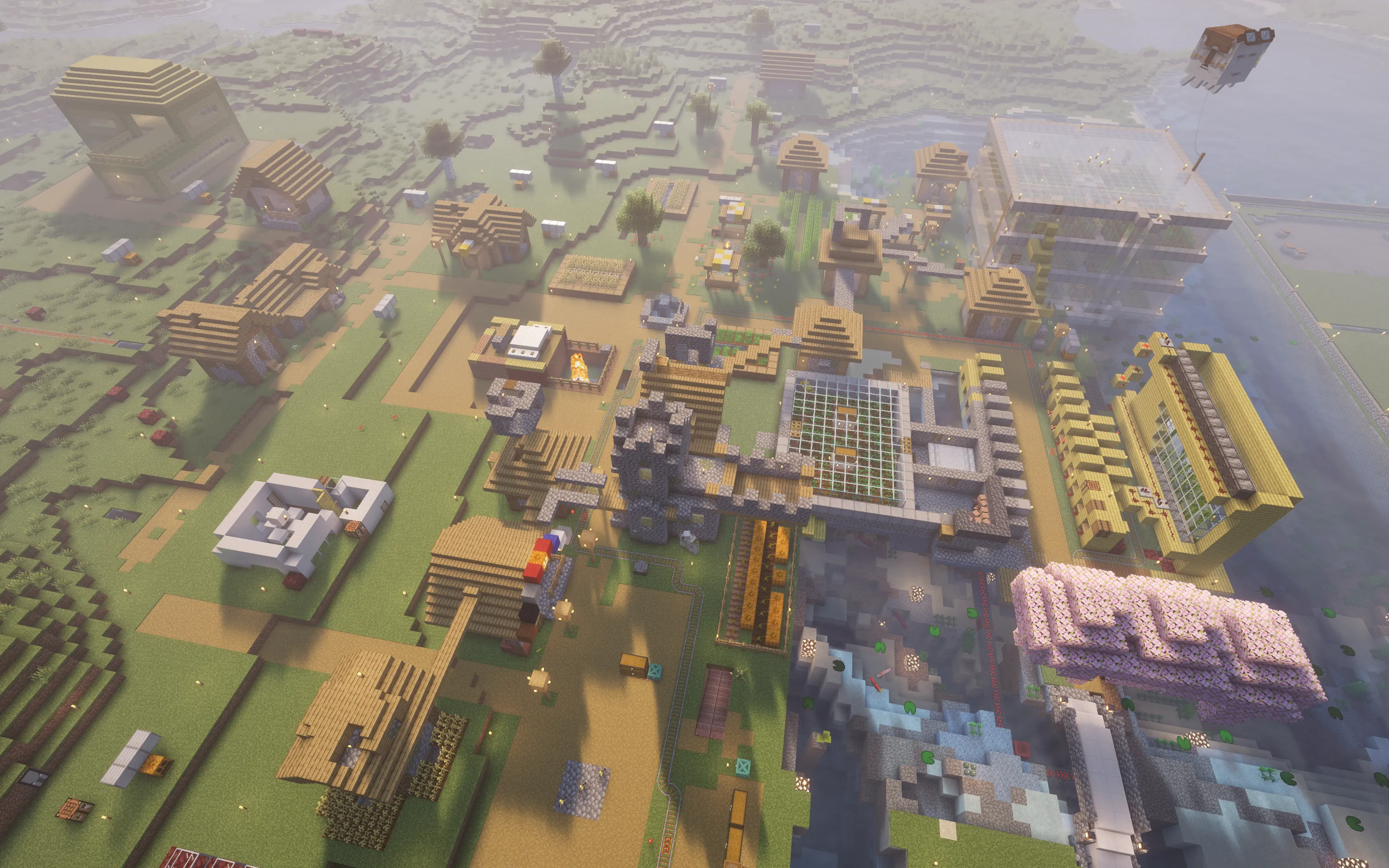 Minecraft world scenery - view 4