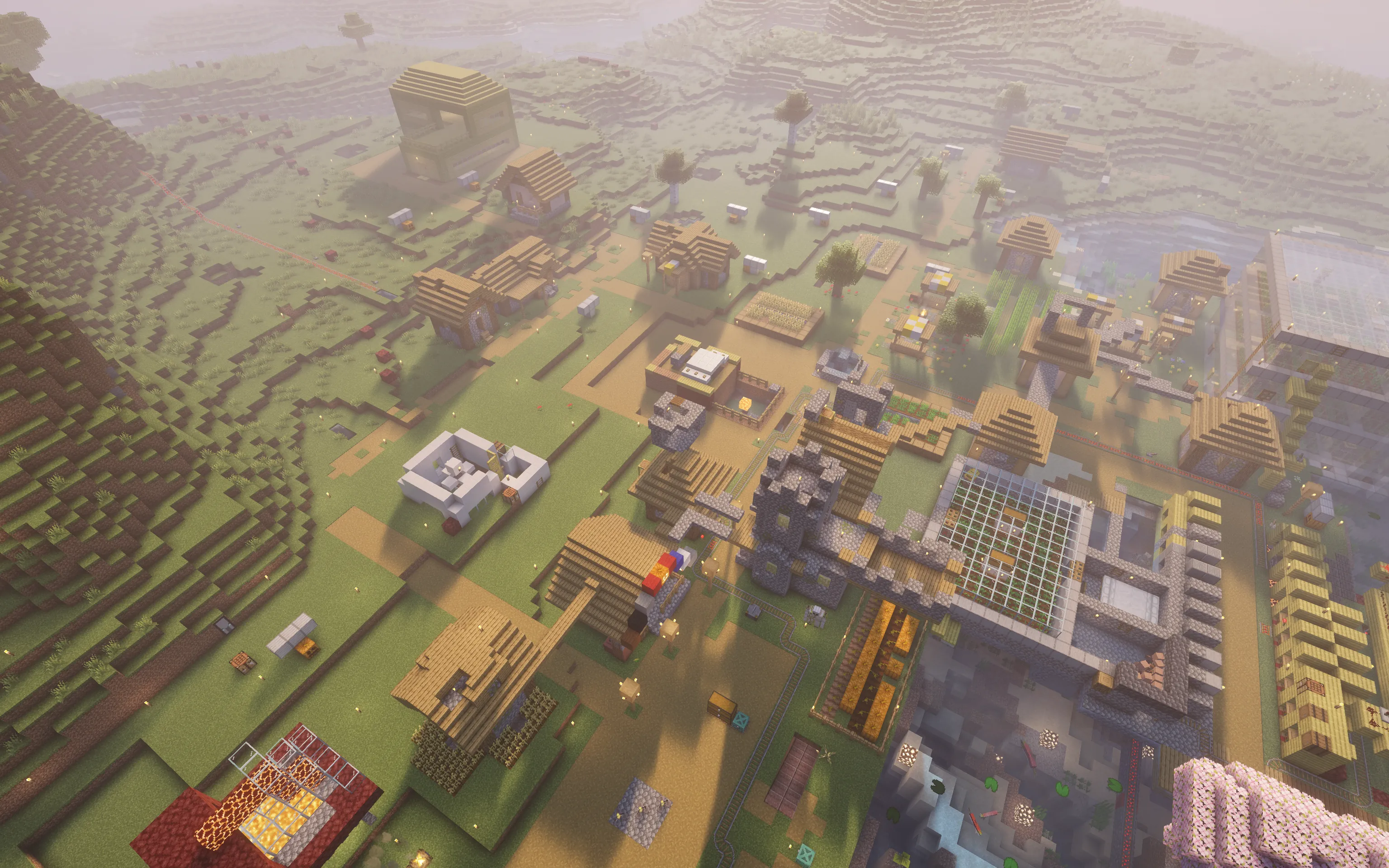 Minecraft world scenery - view 6